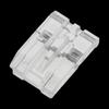 High-Strength Transparent Zipper Presser Foot for Easy Sewing Observation