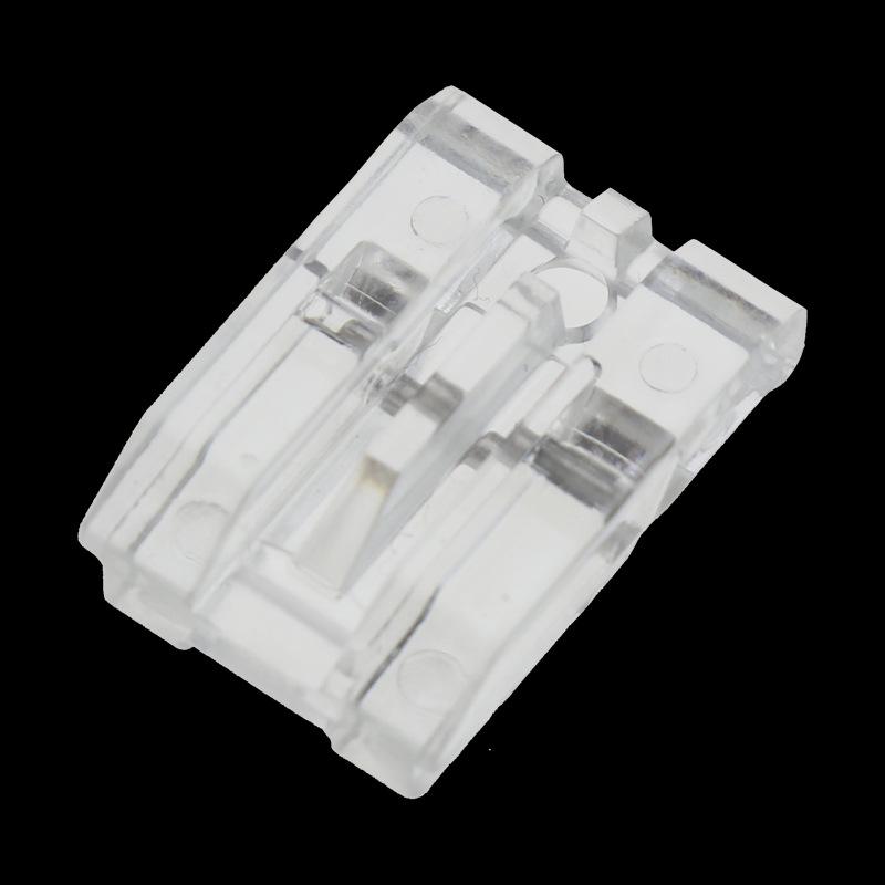 High-Strength Transparent Zipper Presser Foot for Easy Sewing Observation