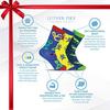 LUTHER PIKE SEATTLE 3 Pack - Crazy Socks for Children - Fun & Silly Novelty Designs Gifts for Boys Ages 5-10 - Kids