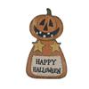 Vintage 2D Distressed Halloween Wooden Tabletop Decor Retro Decoration for Shelf Mantel