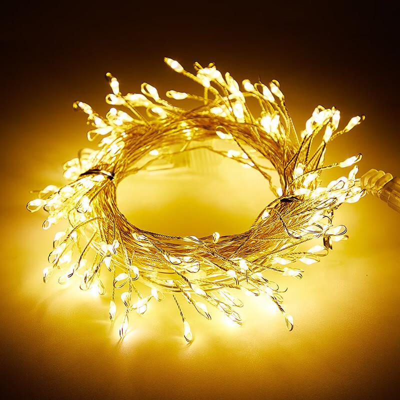 NuFeng Solar Copper Wire LED String Lights