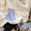 Mädchen Kapuzen-Sweatshirt im zweiteiligen Look für Frühling & Herbst - Trendiges Teenager-Oberteil