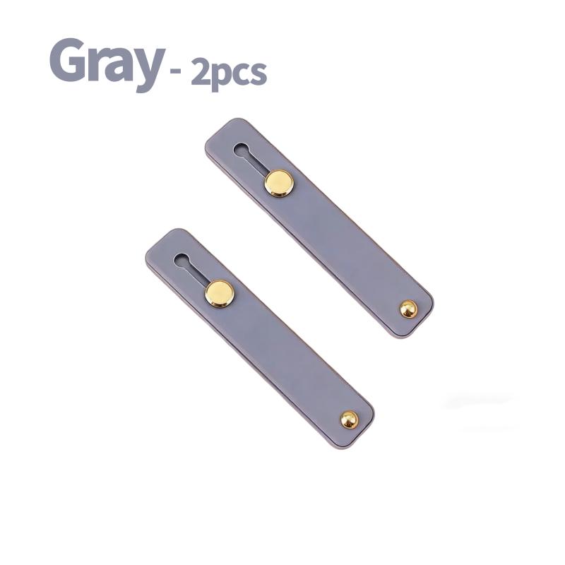 

2pcs Wrist Band Hand Band Finger Grip Mobile Phone Holder Stand Push Pull Universal Plain Color Phone Socket Holder for iPhone