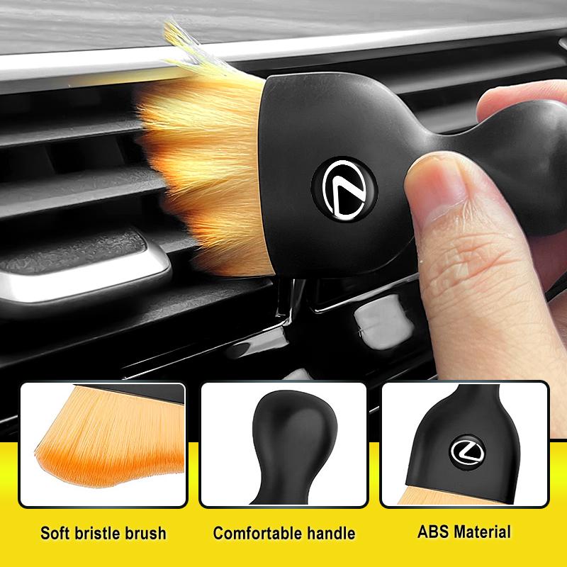 Car Interior Soft Brush Outlet Washing Tools Dust Removal Accessories For Lexus UX250h RX450h CT200h RX400h NX300h RX350 RX300 G