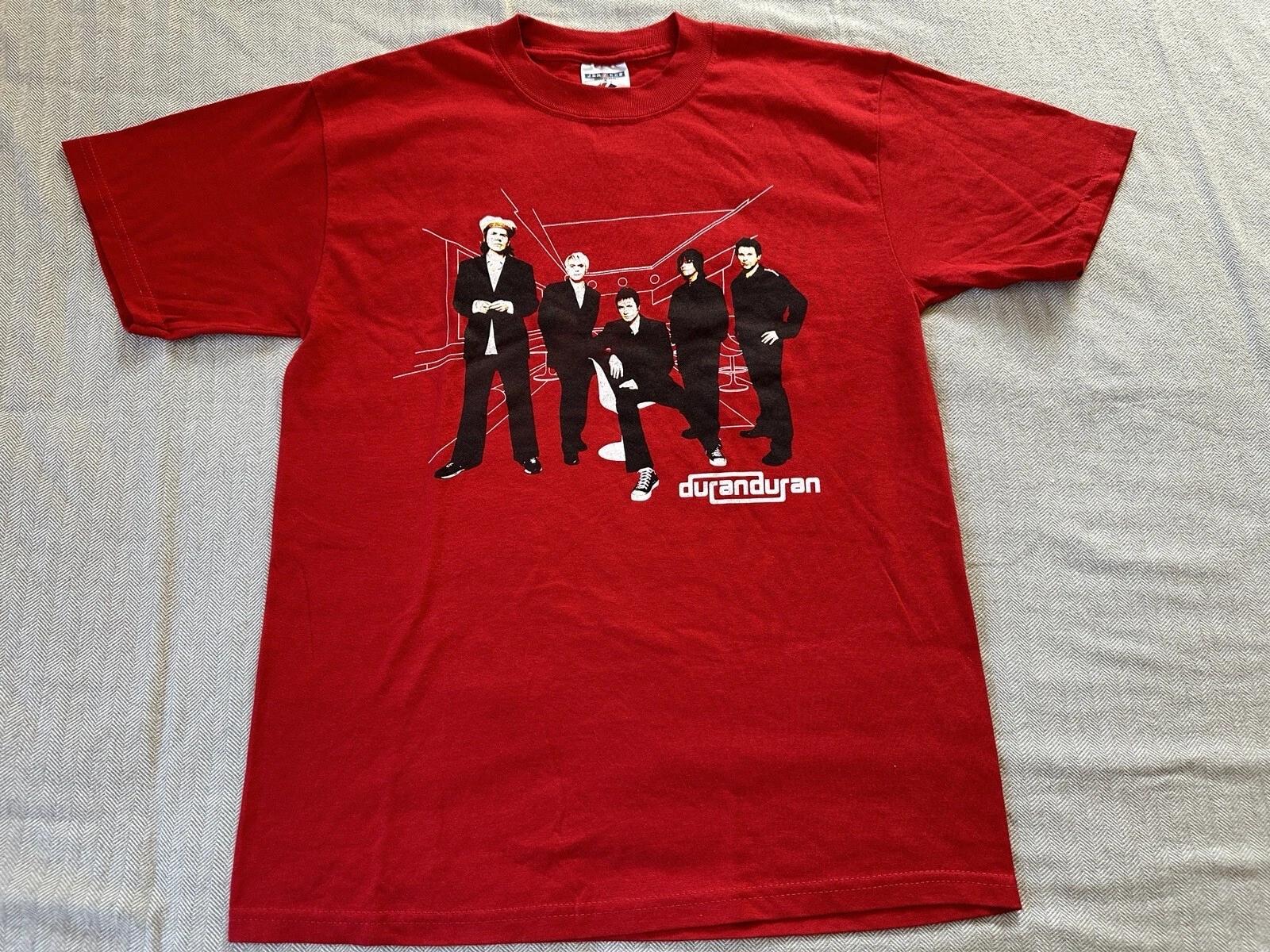 Vintage Y2K Duran Duran Concert Rock Band Tour T shirt Size M Band Tee Red M