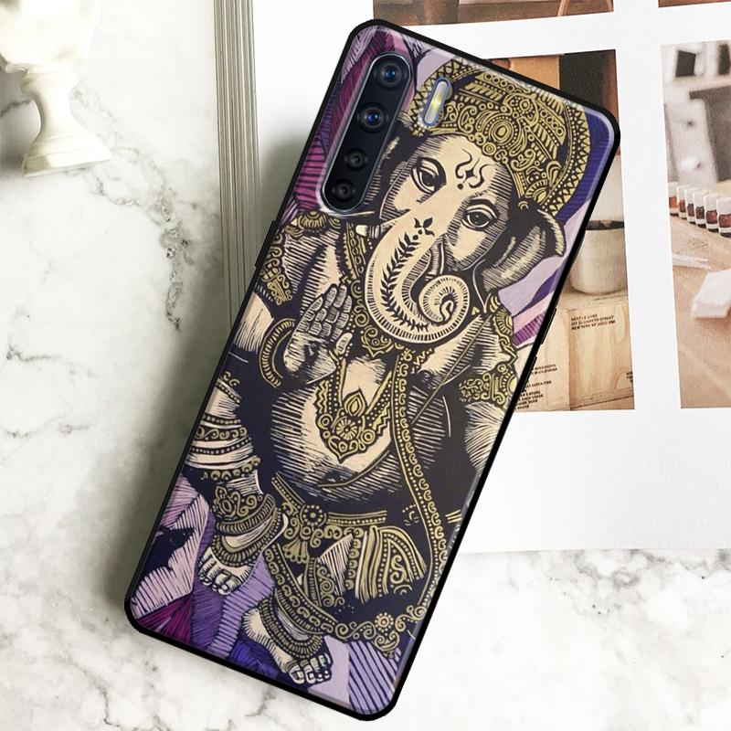 Ganesha Case For Oppo A96 A76 A16 A18 A38 A58 A78 A98 A15 A17 A77 A74 A94 A54 A57S A40 A60 A80 Cover