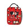 Pucca Garu Insulated Lunch Bag Cooler Bag Reusable,Lunch Container Cartoon Leakproof Tote Lunch Box Girl Boy Work  Picnic