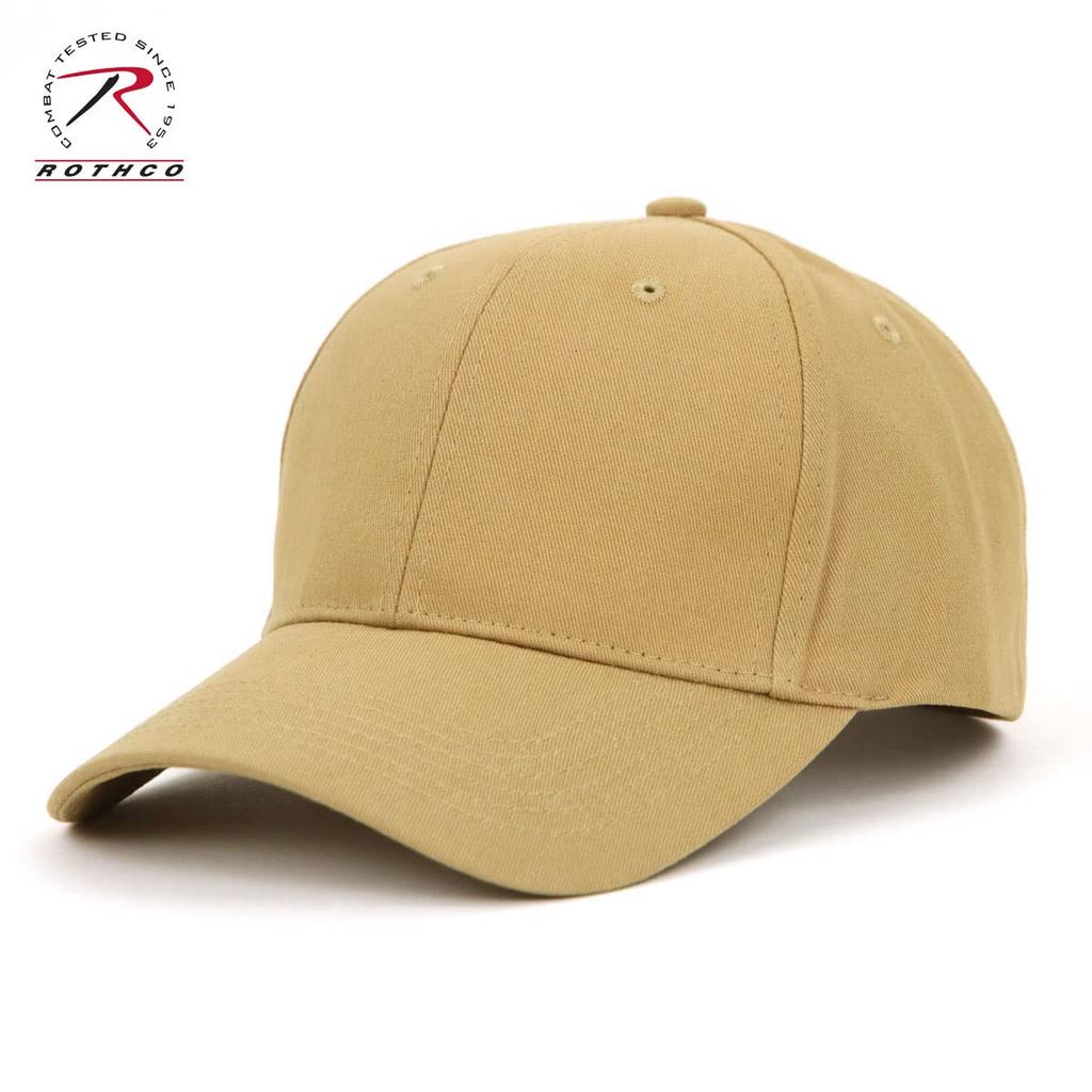 Rothco Authentic Supreme Solid Color Low Profile One Cap Cap, Khaki, 8977, Size, Men's/Women's (Code 4127889805-1)