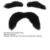 Pet Cosplay Props Self Adhesive Fake Eyebrows And Moustache Facial Hair Dress Up Accessories for Pet Dog Holiday Party