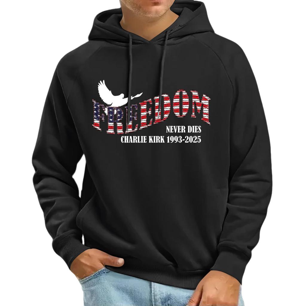Men's Raglan Long Sleeve Hooded Sweatshirt