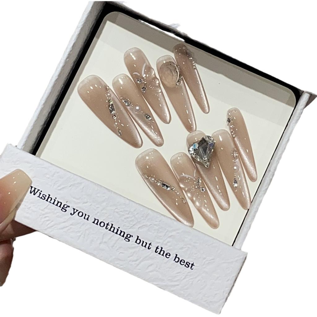 Oblique Pearl Broken Diamond Three-dimensional Butterfly Special Shape Crooked Heart Drill Western Region Butterfly Patch Wear Armor