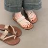 Retro Casual Platform Cover Toe Slippers Women's 2025 New Summer Seaside Vacation Casual Beach Sandals Drag