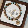 Titanium Steel Natural Stone Sun Pendant Necklace Retro Niche Collarbone Chain Fashion High Sense Versatile Jewelry Women