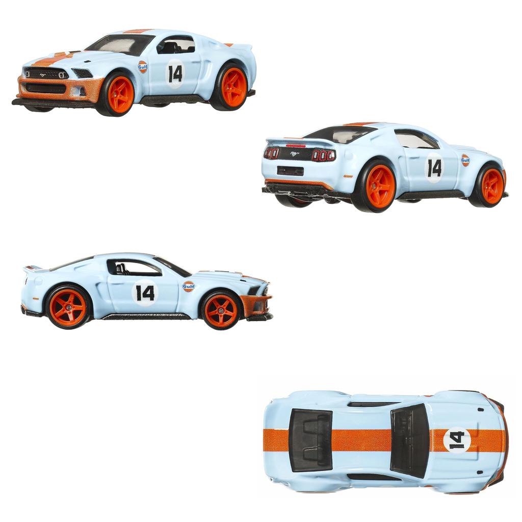 Hot Wheels Premium 2er-Pack 1969 Ford Mustang BOSS 302 2014 Custom Mustang Jahre alt und HKF58 / [3 up]