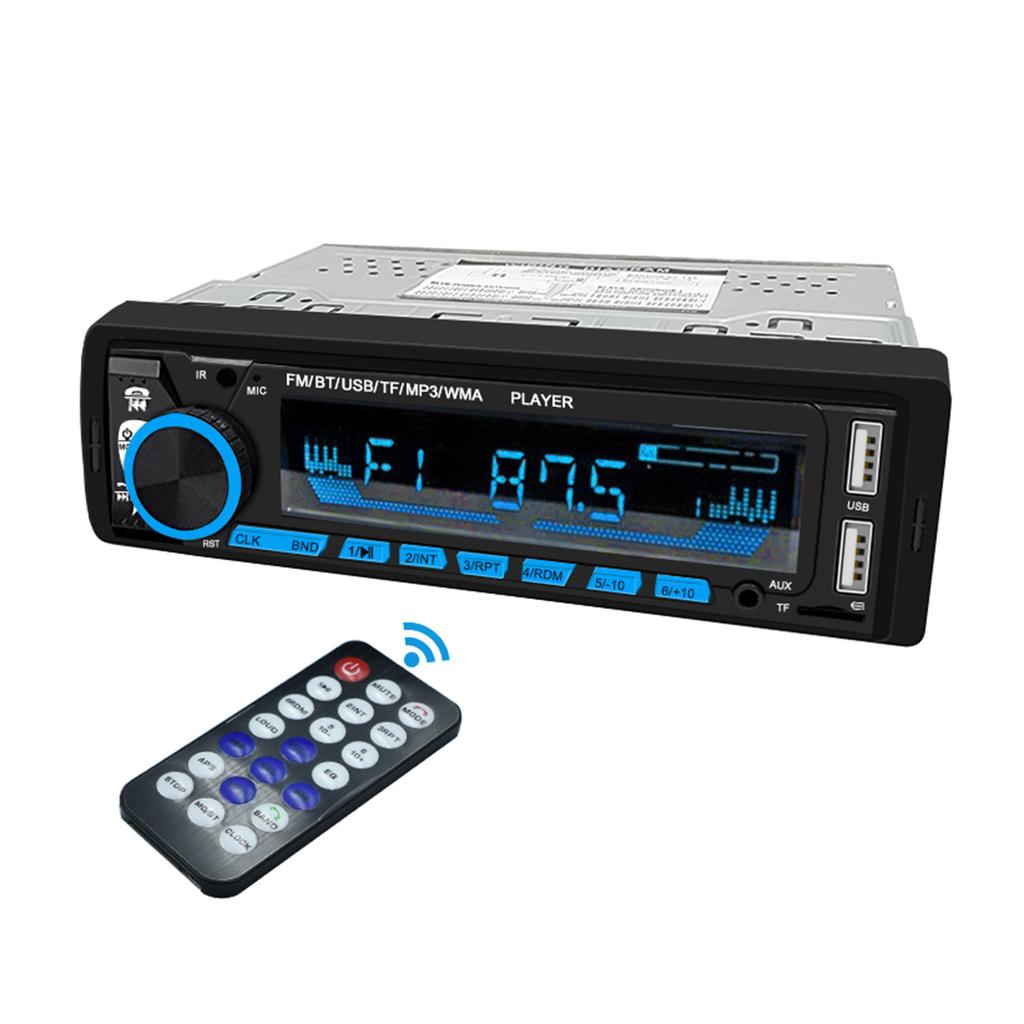 Digitaler Einzel-DIN-Autoradio-Receiver, BT-Freisprecheinrichtung und Musik-Streaming, FM-Radio, Stereo, USB/SD, mit AUX-Eingang