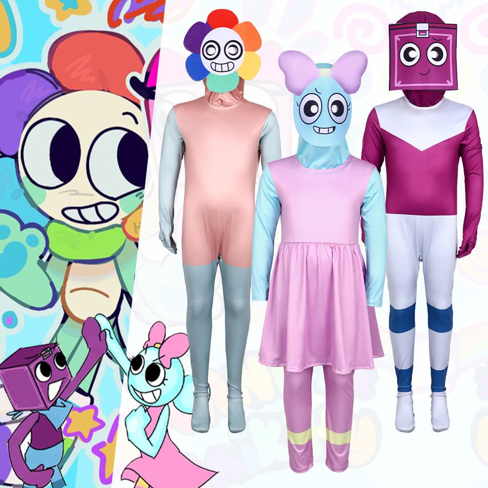 World Dandys Cosplay Dress Costume Set Adult Kids Halloween Performance Stage