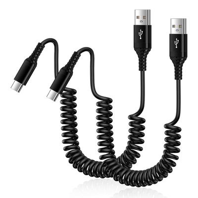 Type C Cord Android Charger Phone Cord Coiled Usb Type C Cable 5Ft Usb A To Usb C Cable Fast Charging For Samsung Galaxy S25