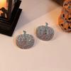 Halloween Earrings For Women Cute Spider Pumpkin Skull Witches Vintage Dangle Drop Earrings Colorful