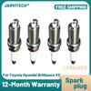 4st LFR5AIX-11 4469 bil Iridium tändstift för Toyota Hyundai Infiniti Kia Mercury Nissan Suzuki Yamaha Scion LFR5AIX11