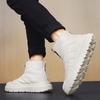 Winter White Cotton Shoes Outdoor Men's Snow Boot High-Top Casual Warm Boots Man Comfortable Slip-on Men Fashion Ankle Boot 2026