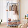 Mobile Clothes & Hat Rack, Dormitory & Bedroom Floor Stand, Small Hanging Rack with Bag Hook - 2026 New Style.