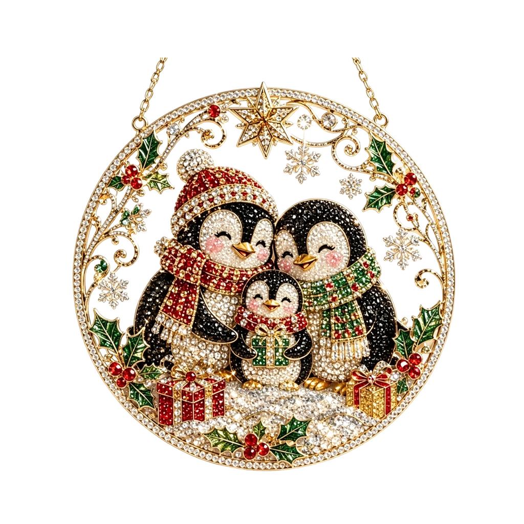 Christmas Ornament Kit - DIY Hanging Decorations for Holiday Tree Decoration Set