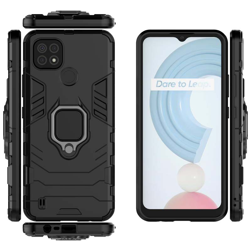 Carcasă Armor pentru Realme 8 9 10 Pro Plus 8i 9i C3 C11 2021 C12 C15 C17 C20 C21 C25S C21Y C25Y, husă telefon Oppo A54 A74 4G 5G