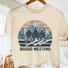 Snowboard Meeting Snowboarding Vacation Skiing T Shirt Retro Snow Sports Tee Winter Gift for Ski Lover Snowboard Apparel