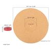 Cork Turntable Mat Audiophile Anti-Static Anti-Shake Turntable Slip Mat Turntable Cork Platter Mat Record Player Mat