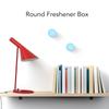 2pcs Adhesive Freshener Box Portable Remove Odor   Round Freshener Box for Wardrobe Purple