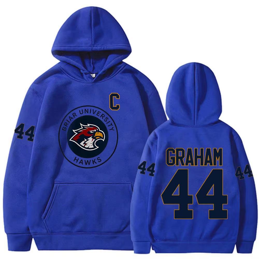 2026 Graham 44 Außerhalb des Campus TV-Serie Di Laurentis 66 Briar Universität Hockey Hoodies Herren Damen Freizeitkleidung
