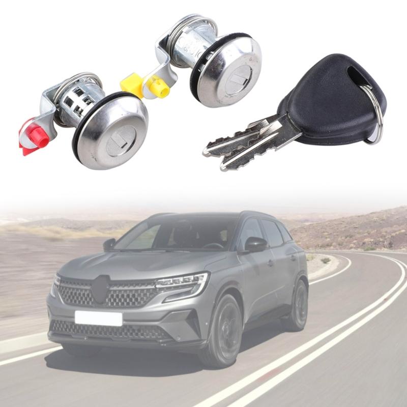 Auto Ignition Cylinder Lock Switch with 2 Keys Complete Replacement Set Compatible for 806013168  Car Accessories