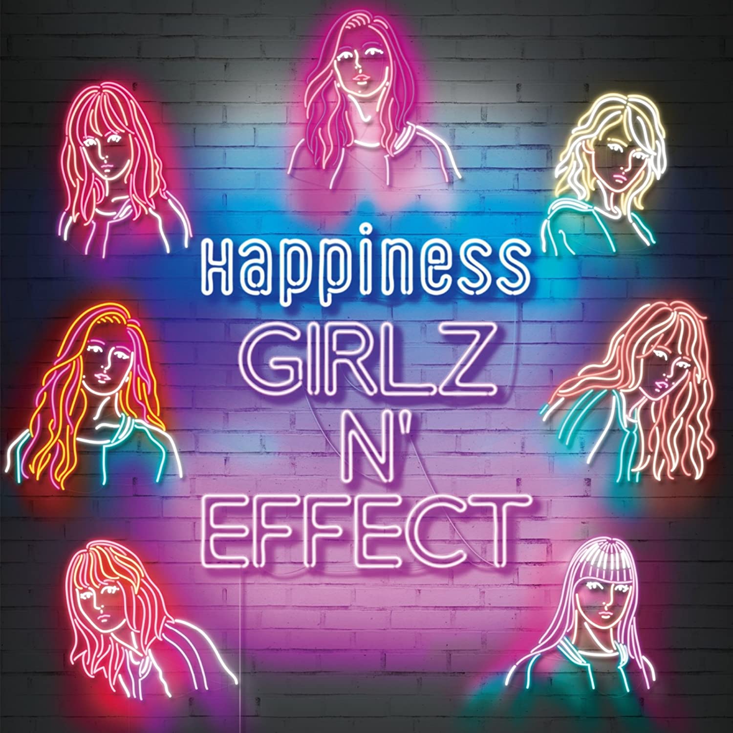 

CD HAPPINESS - GIRLZ N EFFECT (with BD) (Smapla co Japan ObiPop Used