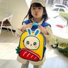 New kindergarten schoolbag lightweight and burden-reducing 3-6 year old boys and girls backpack cute rabbit children's backpack