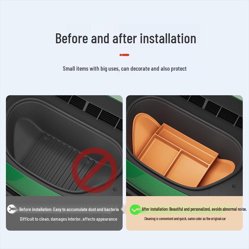 Silicone Anti-Shake Storage Box for Yu7 Front Trunk and Rear Screen