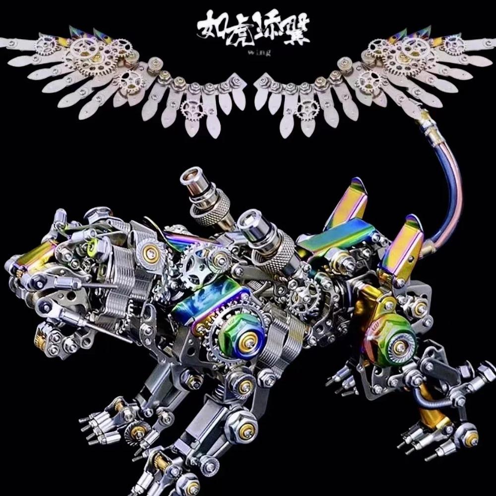 Mechanical Tyrannosaurus Rex, Cobra, Tiger, Scorpion King, Praying Mantis, Hell Level 3D Metal Puzzle Model, High Difficulty Toy