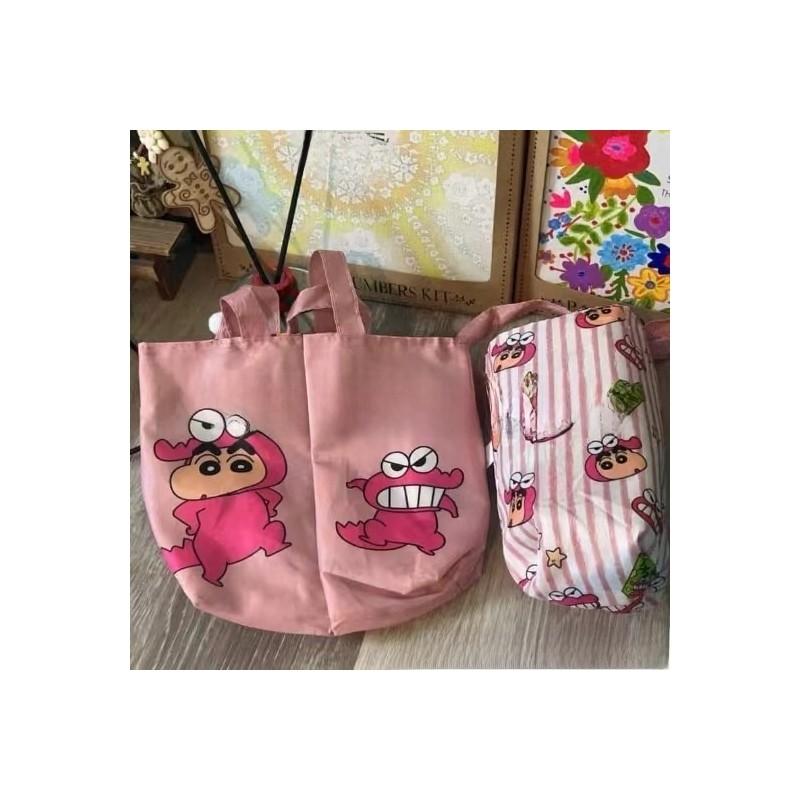 Cartoon Foldable Double Cup Bag With Oxford Fabric Multi Use Carrier For Drink On The Go