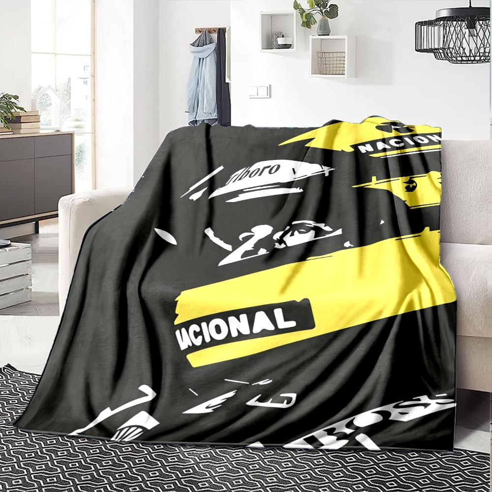 Ayrton Senna Decke, Hohe Qualität, Bequem für alle Jahreszeiten, Heimdekoration, Wärme und Komfort