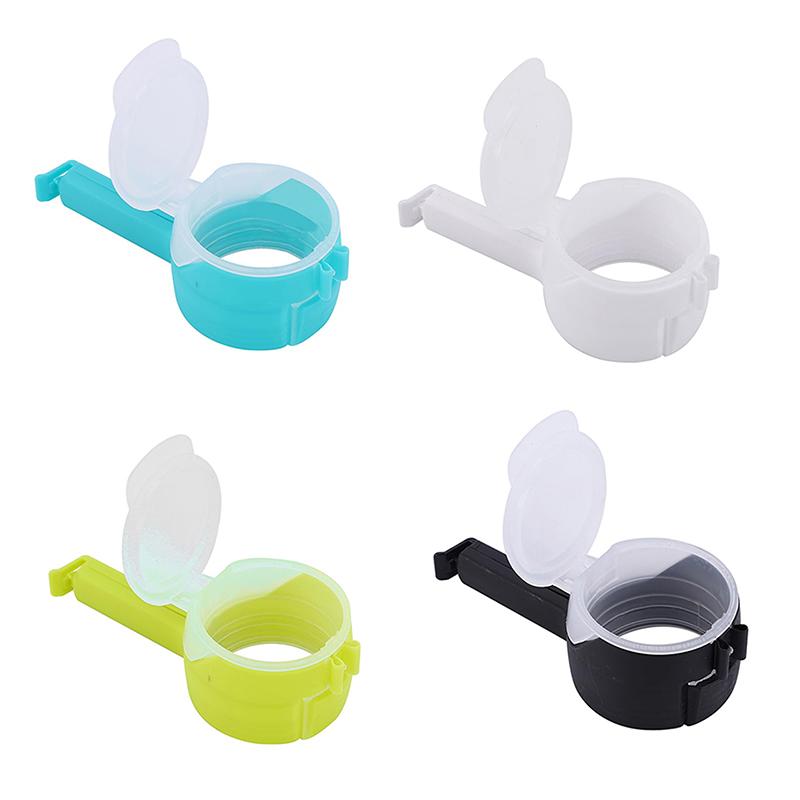 

4PCS Durable Plastic Food Bag Clips with Pour Spout for Snacks Cereal Pet Food Easy Seal Bag Clips