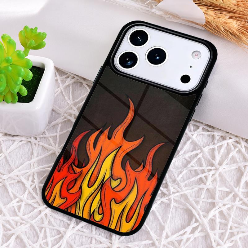 Fire Phone Case for iPhone 17 Air 16 15 11 12 14 13 Pro Max Shockproof Cover