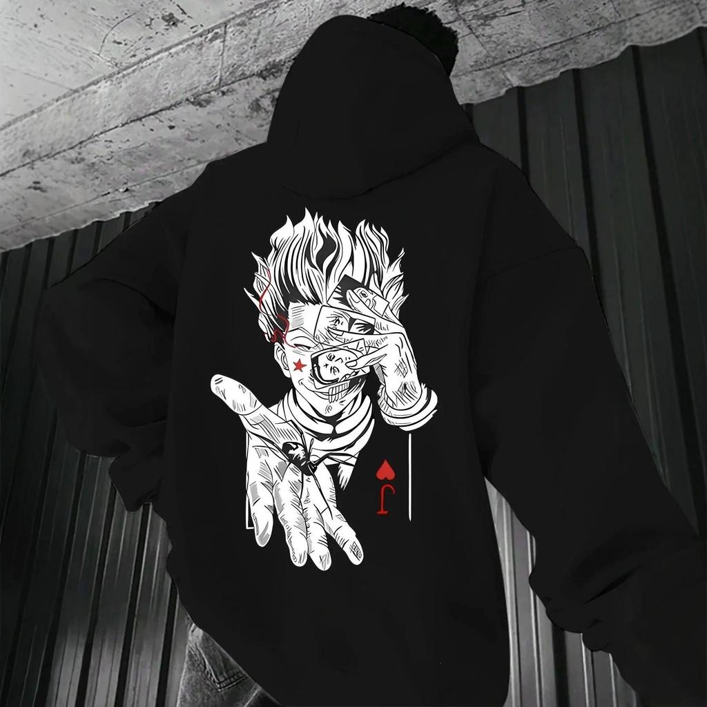 Magician Print Gothic Punk Couple Hoodie