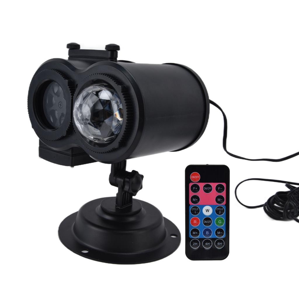 LED Projector Light Remote Projection Lamp Landscape Light with 12 Slides for Outdoor Indoor Decor