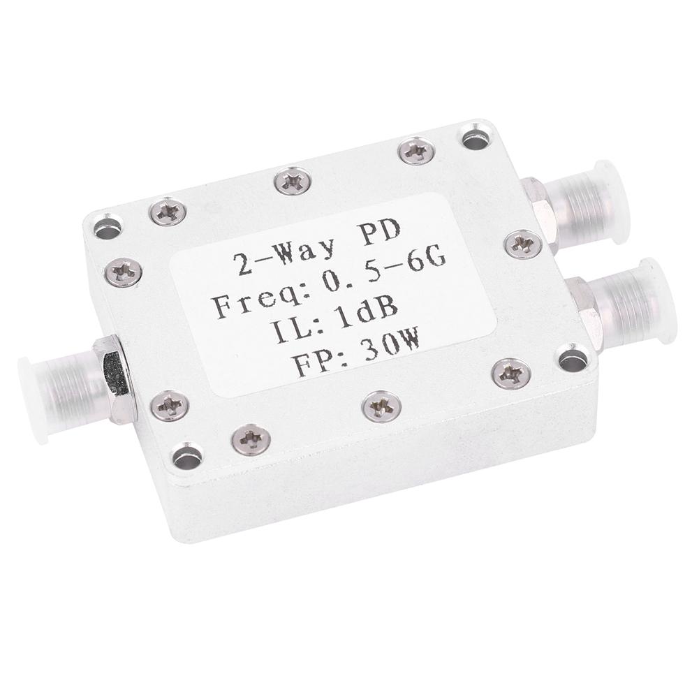 0.5-6GHz 30W RF Power Splitter 2-Way Power Divider Signal Power Splitter Module
