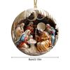 Christmas Tree Pendant Jesus Christ Hanging Ornaments Christmas Tree Ornament Christian Gifts Exquisite Xmas Ornaments