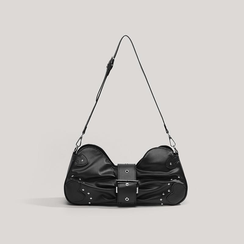 Стильная Девушка Бант Подмышка Локомотивная Сумка Женская 2025 Новая Осень и Зима Универсальная Модная Текстурированная Сумка Через Плечо Сумка Женская