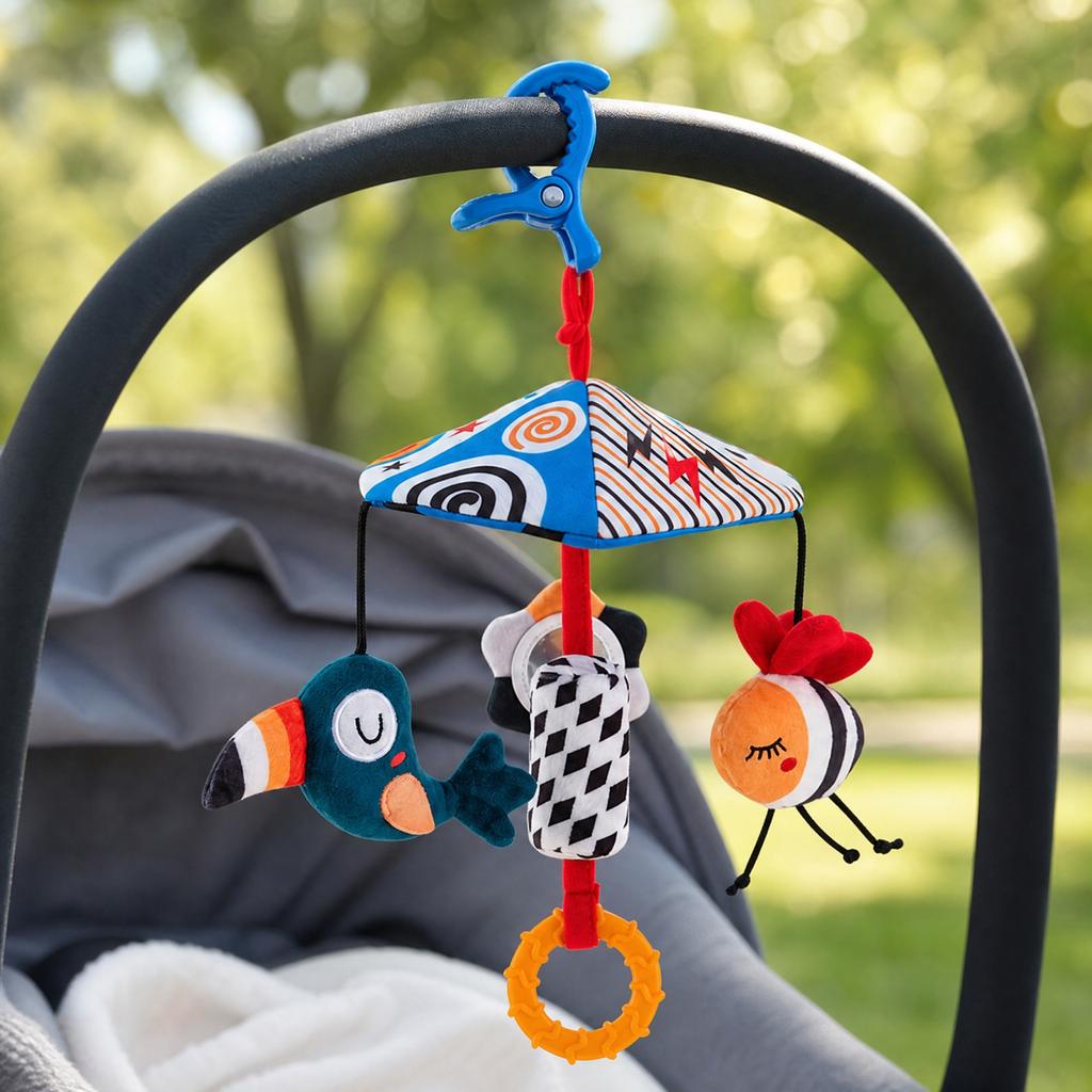 Baby Mobile with Rotating Hanging Toys for Car and - Soft Infant