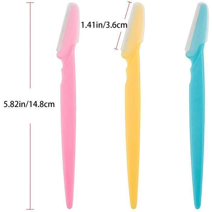 Rasoir Pour Sourcils Et Visage - DLZAOAO - 15 Pièces - Doux - Indolore - Haute Qualité