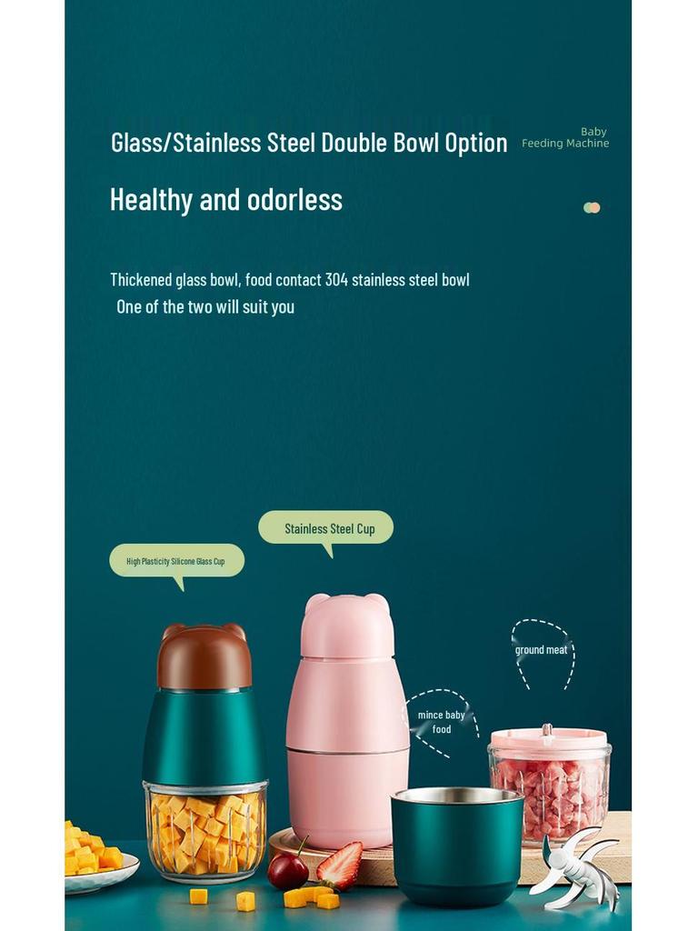Multifunktionale Mini Elektrische Babynahrung und Fleischmühle