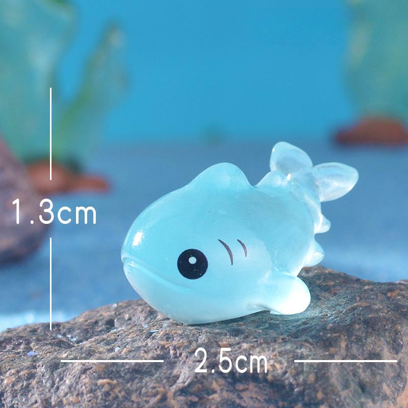 Little Shark Handmade Hair Accessory Decoration Marine Seabed Landscape Resin Accessories