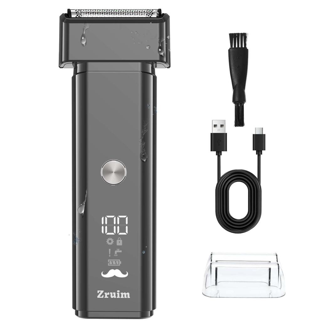 Innovative AI AI Electric Reciprocating IPX7 Close Suitable for Shaving in the LCD Battery Level Lock 2 Speeds [2025 Shaver] Shaver, Waterproof,